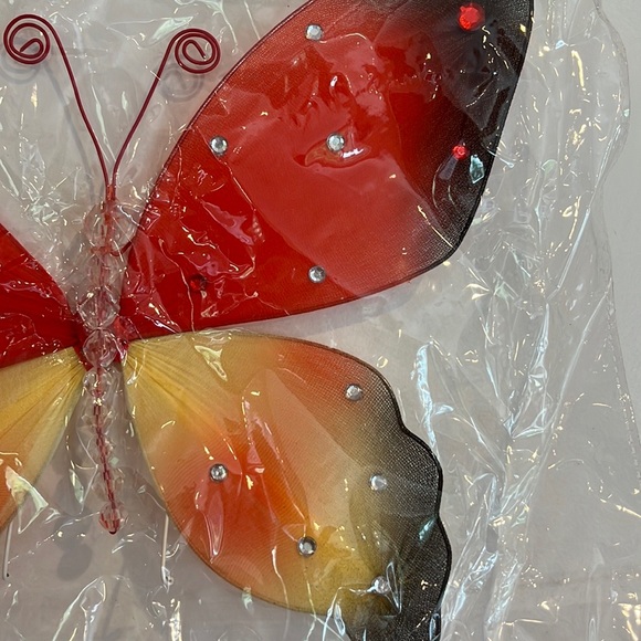 nylon butterfly brand new decoration wall hanging fall spring baby patio decor - Picture 3 of 6